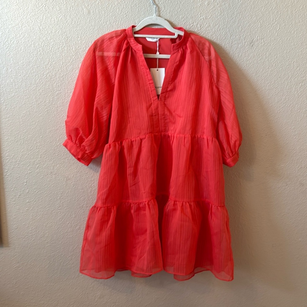 Amanda Uprichard Diego Tiered Mini Dress